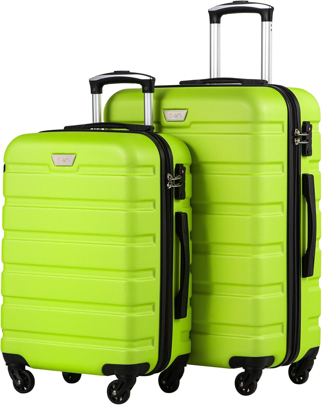 COOLIFE Hartschalen-Koffer Trolley Rollkoffer Reisekoffer ardschale Boardcase Handgepäck mit TSA-Sch