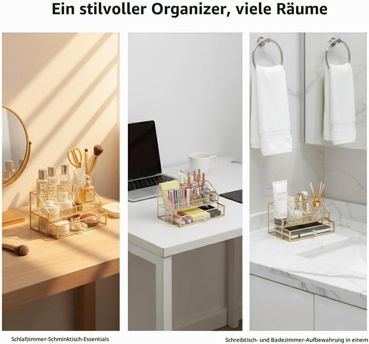 YUEHUA Kosmetikorganiser,Beauty Organizer, Make Up Kosmetik Organizer, Schmink Aufbewahrung Kosmetik