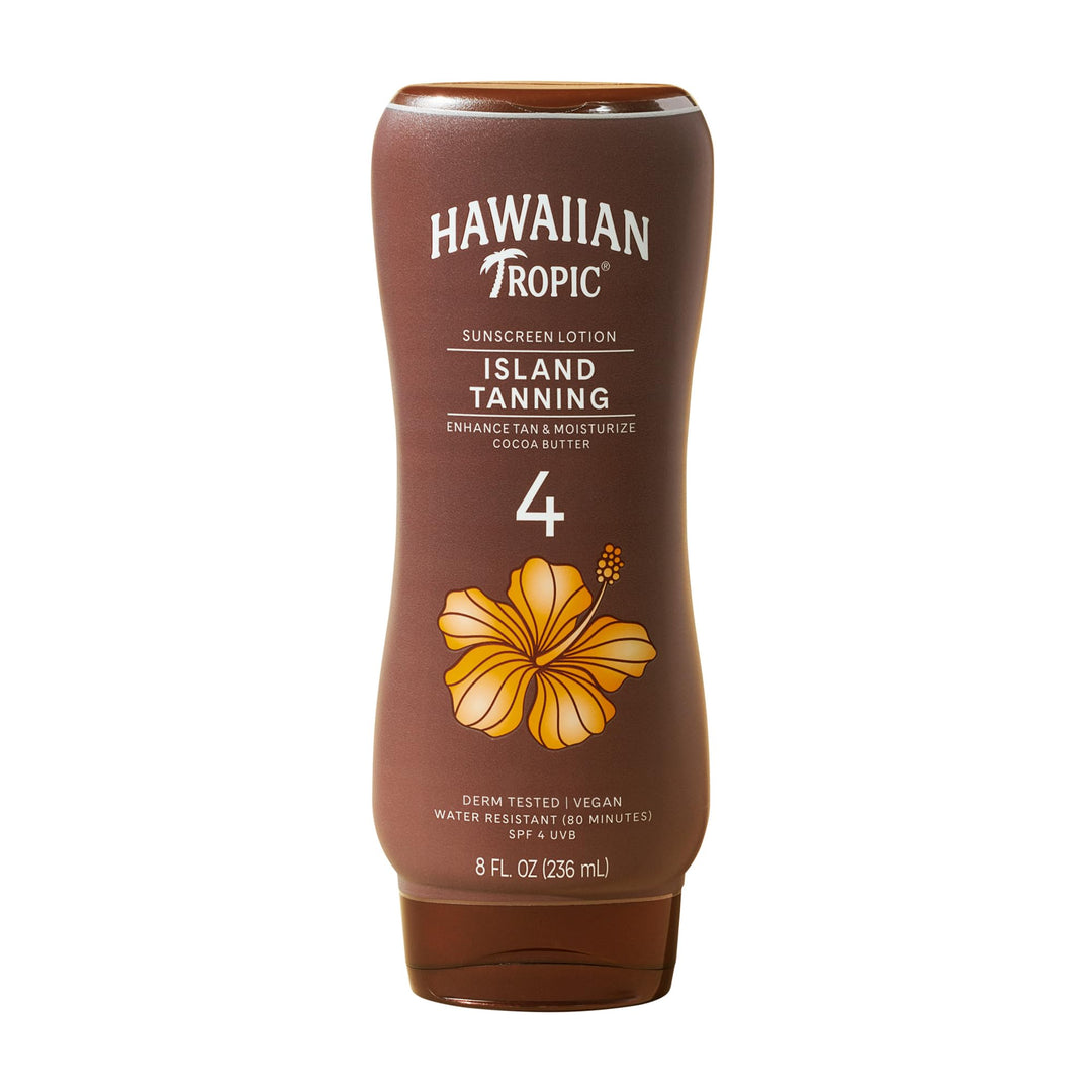 Hawaiian Tropic Tanning Lotion SPF#4 235 ml (Sonnenschutzmittel) LSF 4 236 ml (1er Pack), LSF 4 236