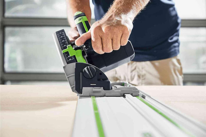 Festool Tauchsäge TS 55 FEBQ-Plus (mit Kreissägeblatt, Splitterschutz, Sichtfenster, Innensechskants