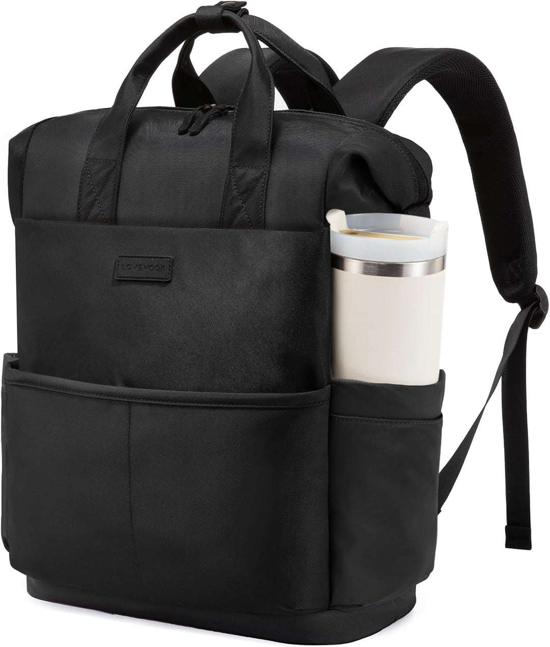 LOVEVOOK Rucksack Damen Laptop Rucksäcke mit Laptopfach 15.6 Zoll Schulrucksack Schultasche Backpack
