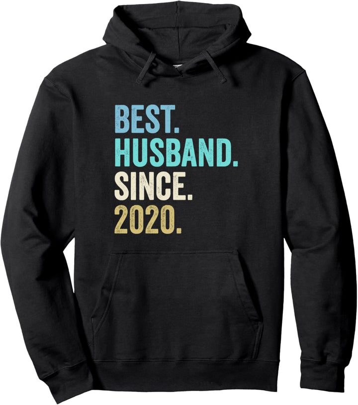 Best Husband Since 2020 | 4 Hochzeitstag 4 Jahre Pullover Hoodie