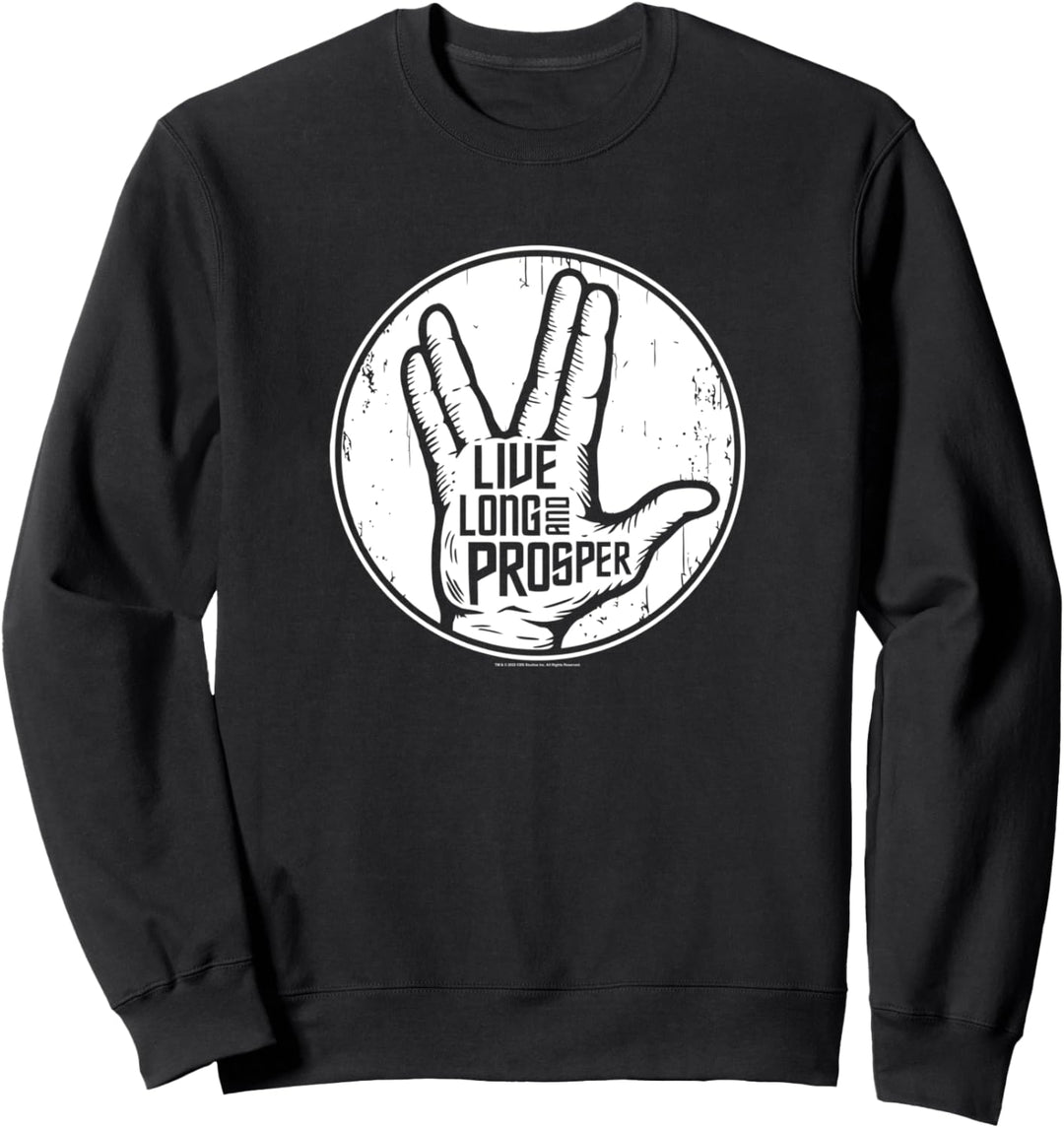 Star Trek: The Original Series Live Long & Prosper Circle Sweatshirt