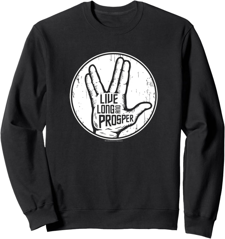 Star Trek: The Original Series Live Long & Prosper Circle Sweatshirt