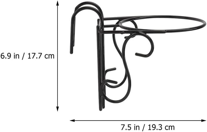 YARNOW 2st Aufhänger Für Blumentöpfe Balkon Hängen Wandmontiertes Pflanzenregal Hängender Pflanzer I