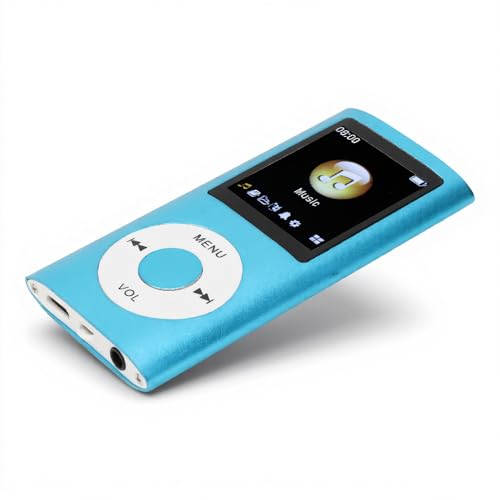 MP3-Player, Tragbarer Verlustfreier Sound, Schlanker MP3-Musik-Player mit Kopfhörer, Digitaler Musik
