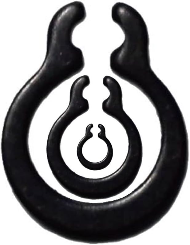 Aussen Seegerring Sprengringe Manganstahl C-Clip Sicherungsringe (Kürbistyp) 8mm, 200 pcs, (Kürbisty