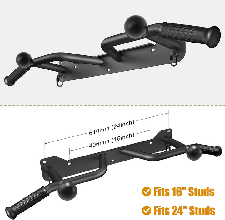 Kipika Heavy Duty Wall Mounted Doorway Pull Up Bar,Wandmontage, Wall Mounted Doorway Pull Up Bar,Mul