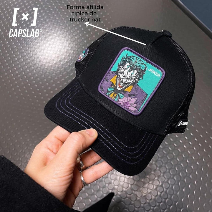 Capslab Joker DC Batman Black Trucker Cap 31 Schwarz, 31 Schwarz