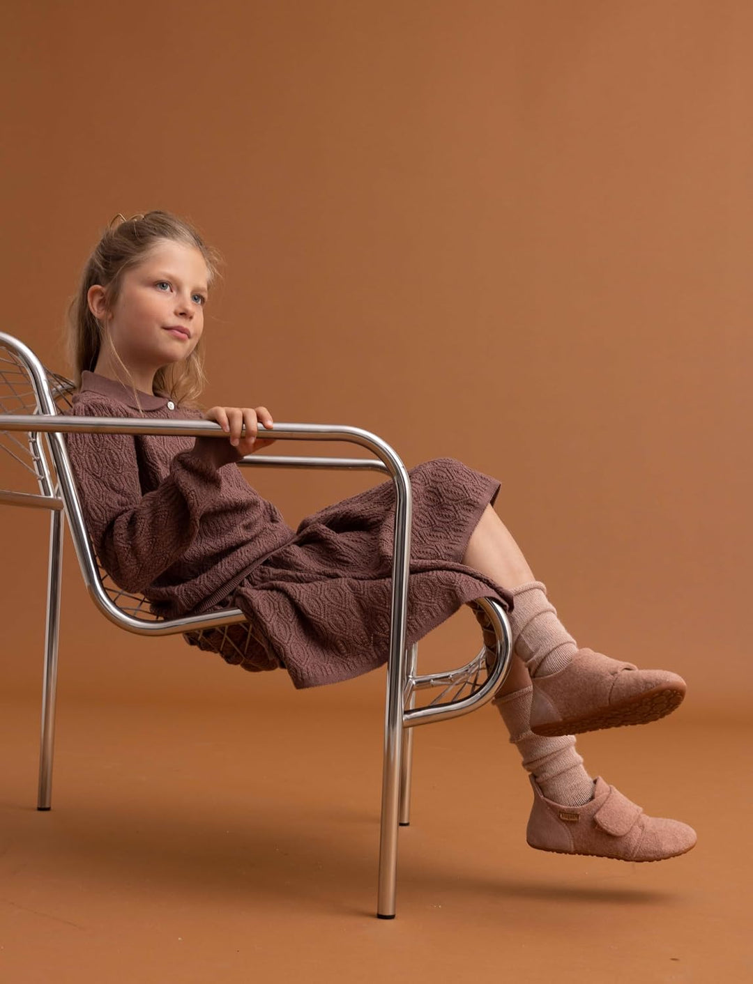 Bisgaard Unisex Kinder Casual Wool Slipper 23 EU Schmal Rose, 23 EU Schmal Rose
