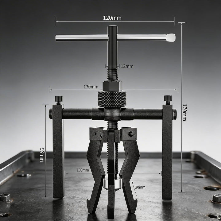 3 Backen Lagerabzieher Innenlager Abzieher aus CrV-Stahl 18-40mm Max. 1Ton | 3-Armig Innen Lager Abz