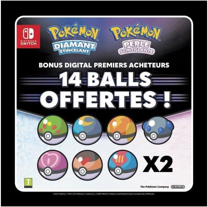 NINTENDO FRANCE SARL Pokemon, Diamant, Verzierung, Swi V