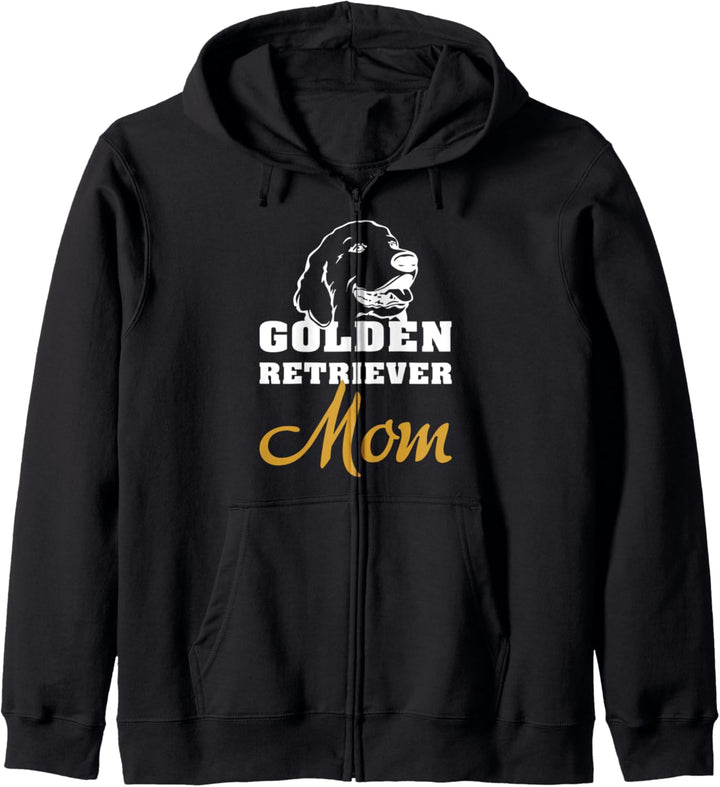 Golden Retriever Mom Geschenk lustiges Sprichwort Zitat Hund Kapuzenjacke