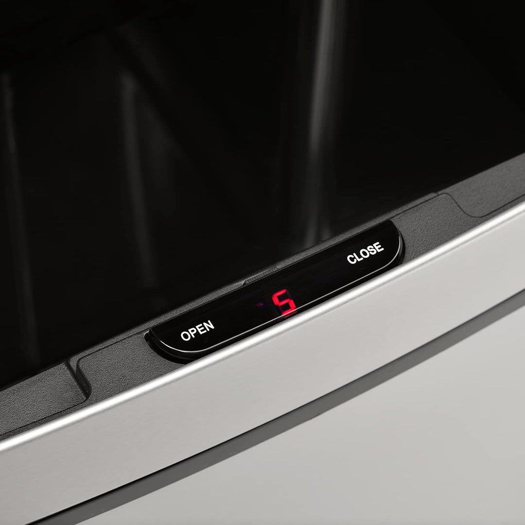 SVITA Sensor-Mülleimer Mülltrennsystem Edelstahl Mülleimer mit Sensor Abfalleimer (62L), 62L