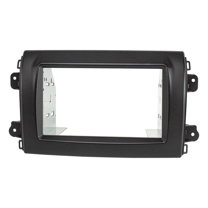 tomzz Audio 2414-101-4 Doppel DIN Radioblende kompatibel mit FIAT Ducato Serie 8 ab 2021 matt schwar