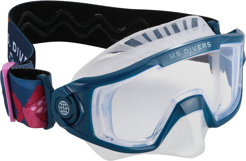 US Divers | Schnorchel Combo Avila für Kinder ab 6+ | Maske und Schnorchel BLACK NAVY BLUE, BLACK NA