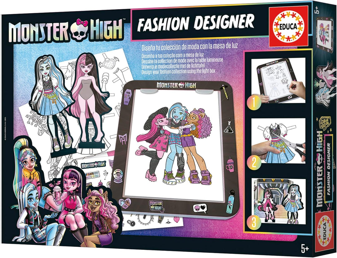 Educa - Monster High Designtafel, Monster High Fashion Designer Styling-Workshop und fordern Sie Ihr