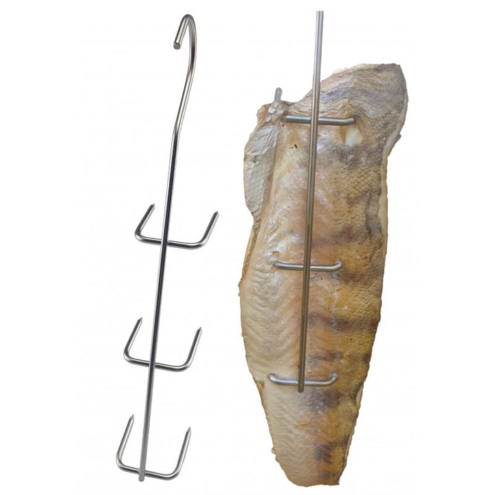 AlcoFermBrew Räucherhaken für Fleisch und Fisch (5 x Haken zum Räuchern von mittleren und kleinen Fi