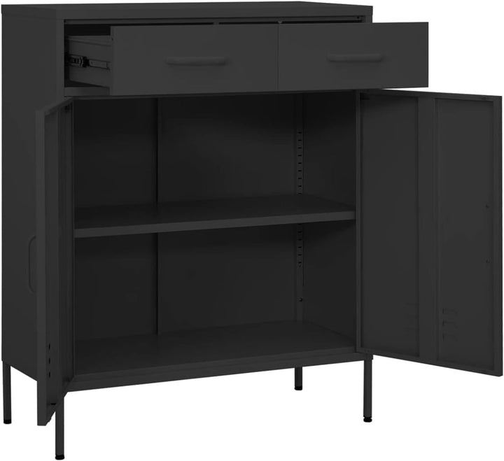 Gecheer Lagerschrank Sideboard Beistellschränke Schränke Flurschrank Küchenschrank Kommoden & Sidebo