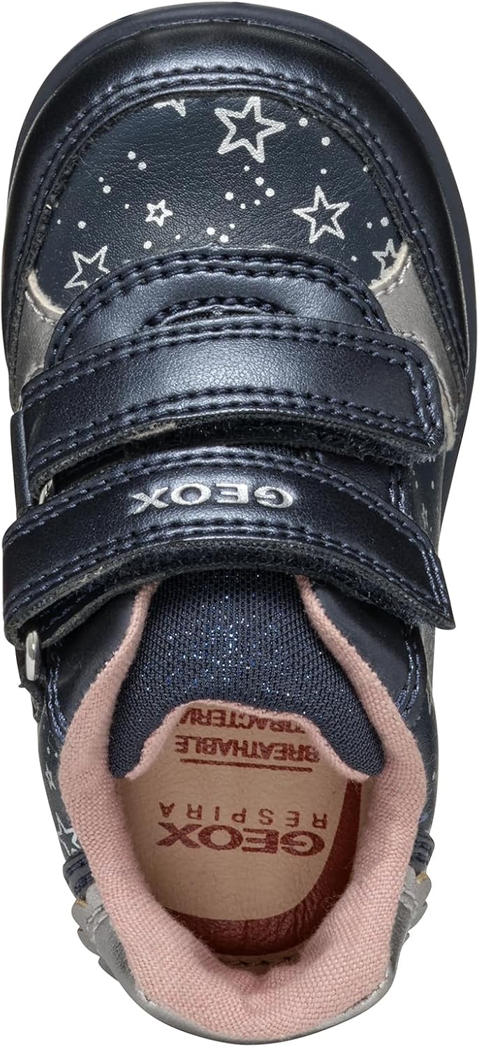 Geox Mädchen B Elthan Girl B Sneaker 19 EU Blau, 19 EU Blau