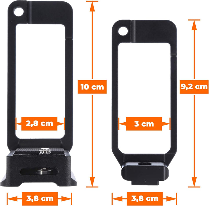 Rollei Universal L-Bracket, Arca-Swiss kompatibler L-Winkel für die Montage unter der Kamera.… Singl