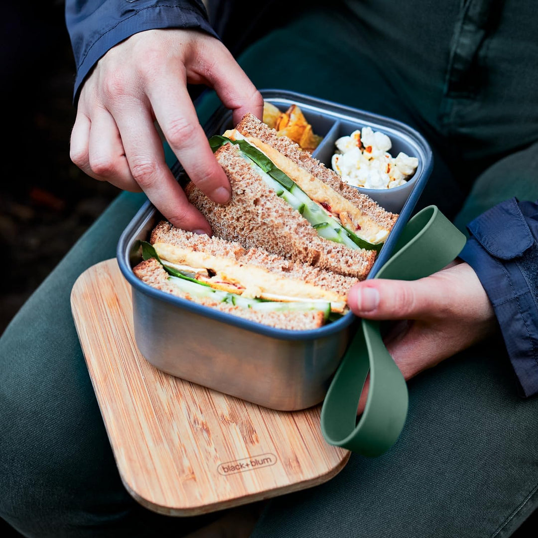 Edelstahl Sandwich 1250 ml Olive, 1250 ml Olive