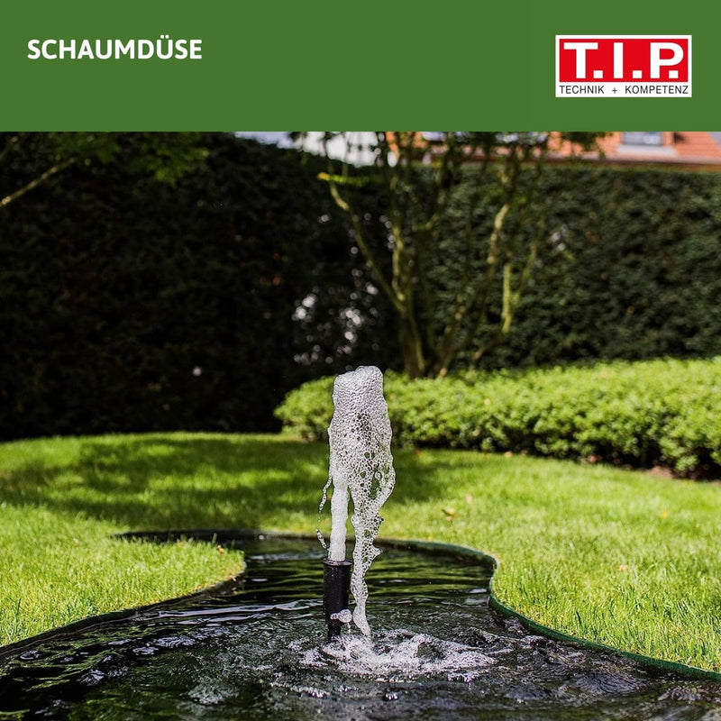 T.I.P. Teichpumpe - Wasserspielpumpe (10.000l Teichvolumen, 4.000l/h Fördermenge, 3,0m Förderhöhe, A