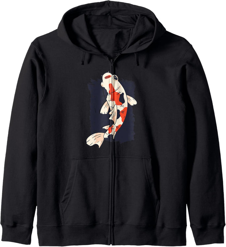 Koi-Fisch-Grafik Kapuzenjacke