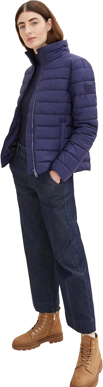 TOM TAILOR Damen lightweight quilted jacket M 11331 - Atlantic Ocean Blue, M 11331 - Atlantic Ocean