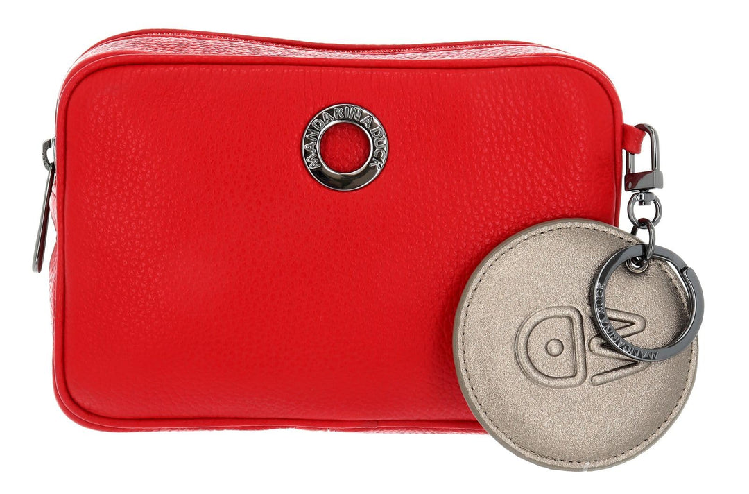 Mandarina Duck Damen Mellow Leather Umhängetasche Flame Scarlet, Flame Scarlet