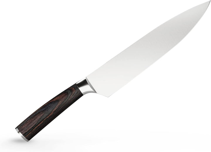 NATUMO Chefmesser Santokumesser, Profi Küchenmesser mit extrem scharfer Klinge, rostfreies Edelstahl