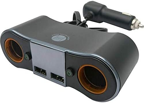 Zigarettenanzünder-Baceyong 2 WAY MULTI SOCKET AUTO ZIGARETTENLADEGERÄT Zigarettenanzünder Splitter