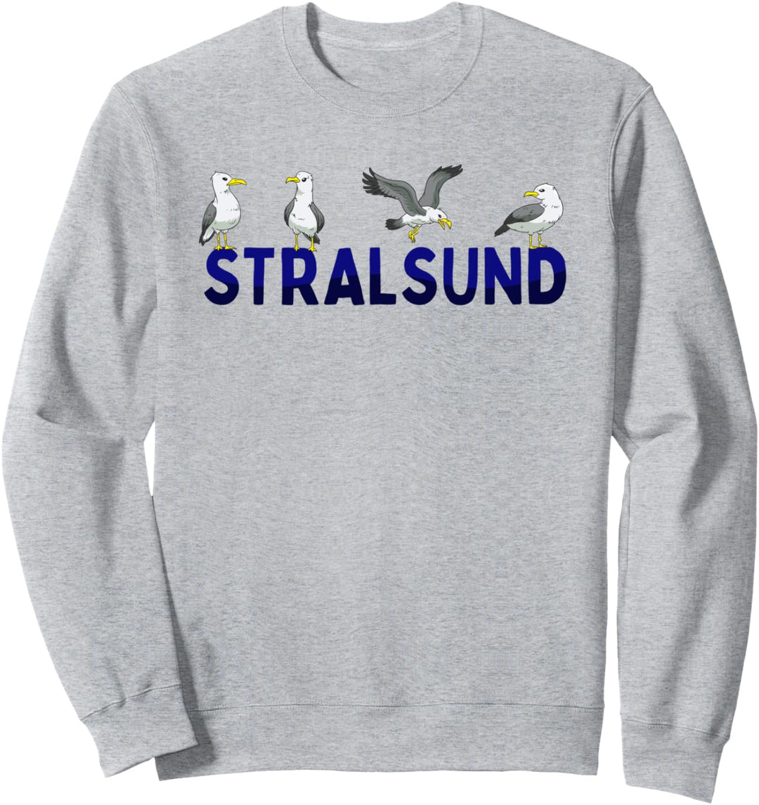 Stralsund Möwen Ostsee Moin Norddeutsch Sweatshirt