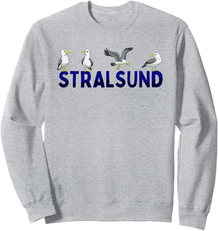 Stralsund Möwen Ostsee Moin Norddeutsch Sweatshirt
