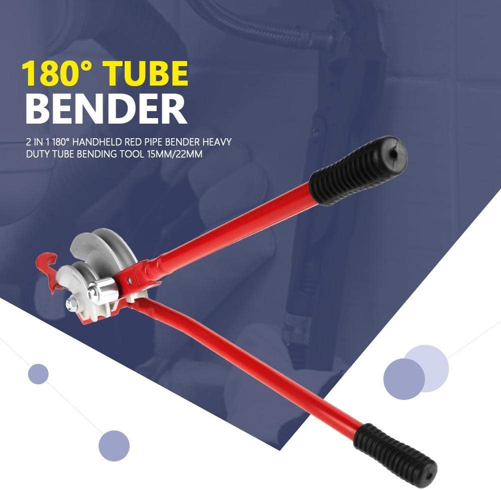 2 in 1 Rohrbieger, 180 ° Handheld Rohrbieger Rohrbiegezange Biegezange Rohr Biegewerkzeug perfekt fü