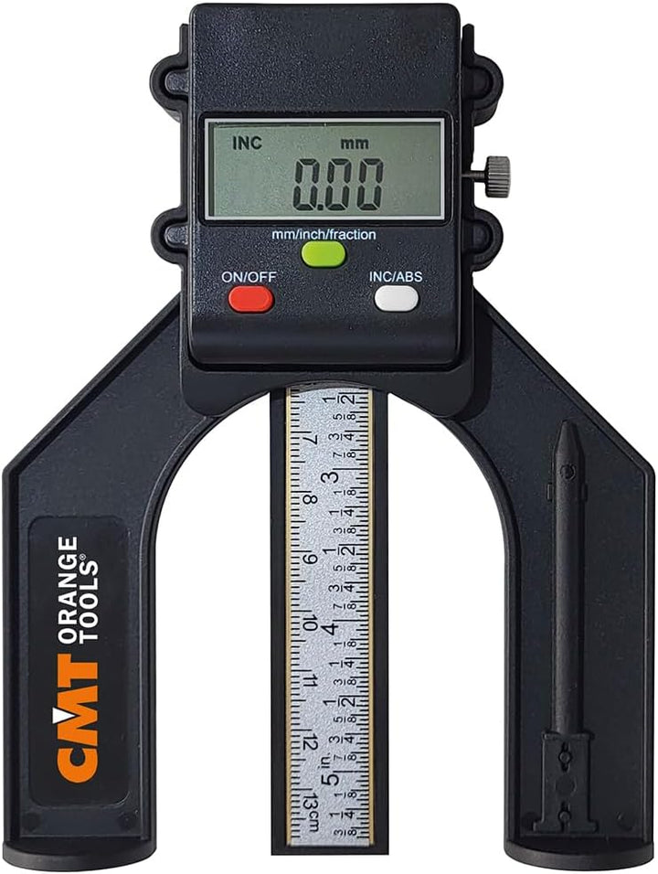 CMT dhg-001 Digitaler Messschieber-Werkzeug mit Tiefenanschlag 0 – 80 mm, schwarz
