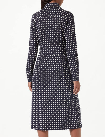 Seidensticker Damen Blusen Kleid - Fashion - Regular Fit - tailliert - Bügelleicht – Langarm 36 Dunk