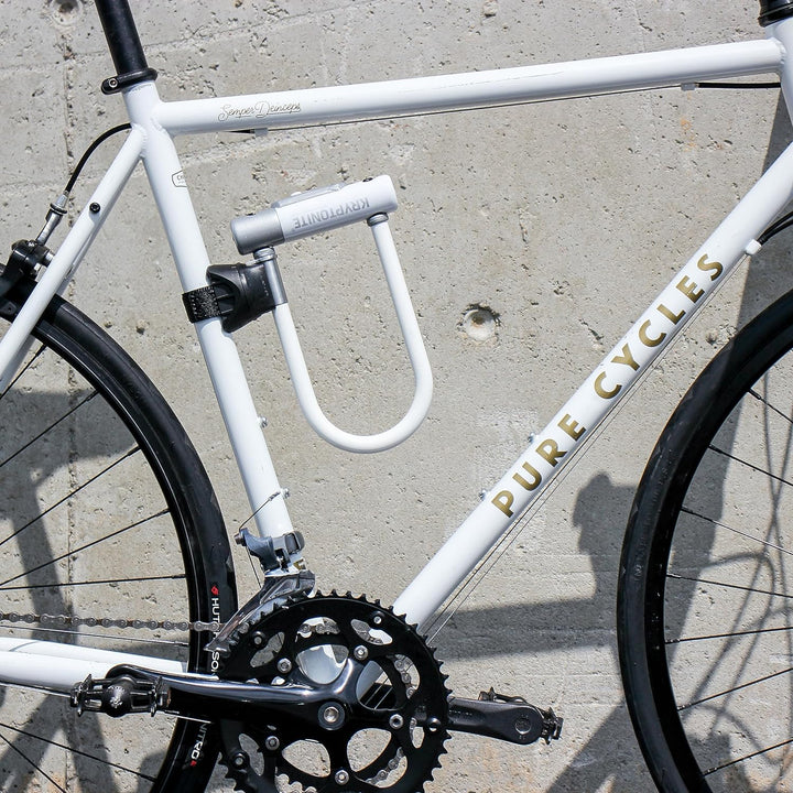 Kryptonite Kryptolok Mini-7 12,7 mm U-Lock Fahrradschloss mit FlexFrame-U Halterung, Unisex-Erwachse