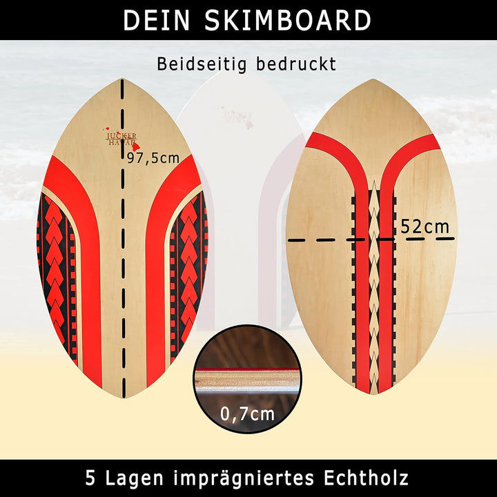 JUCKER HAWAII Skimboards PUNA, ULUA und KEIKI, PUNA