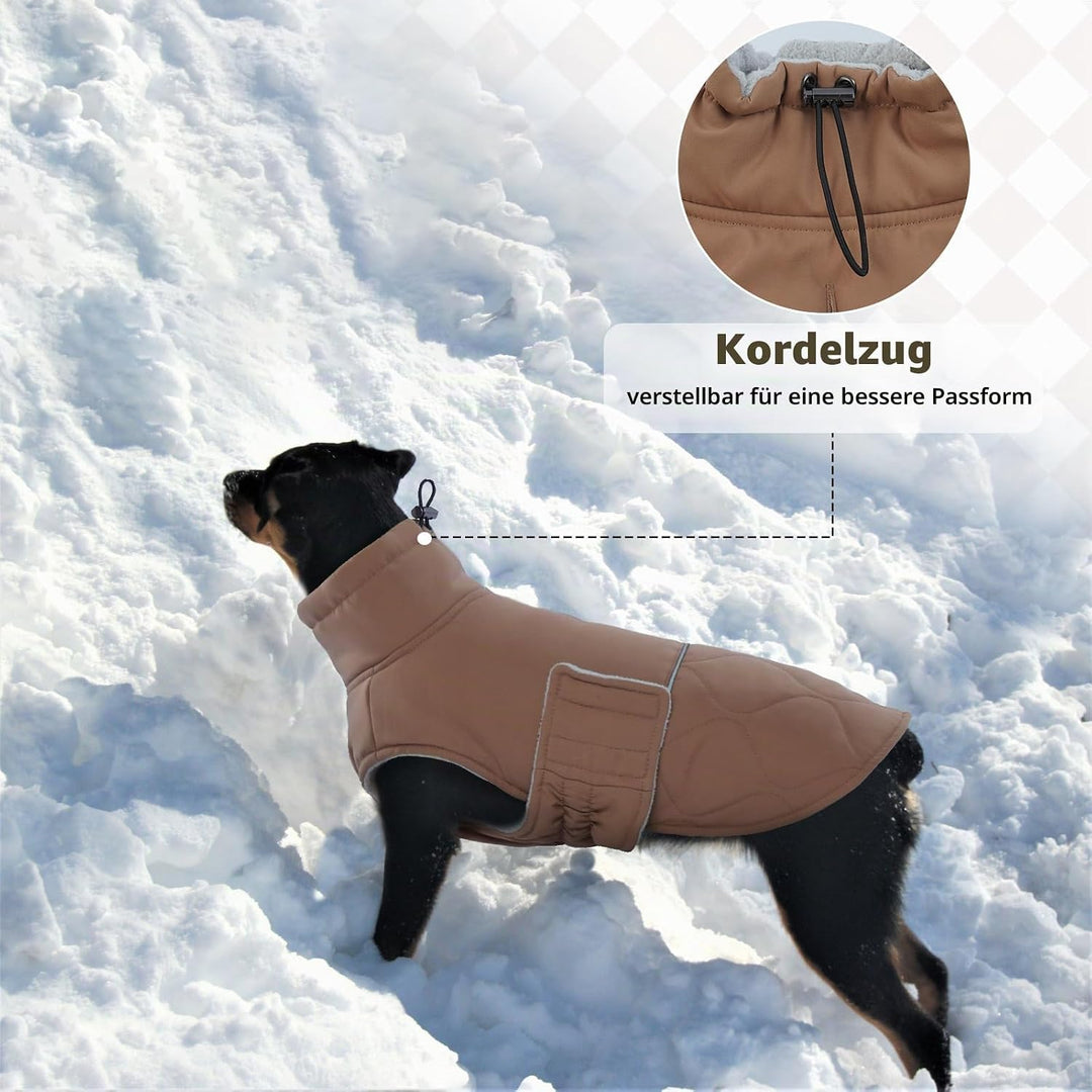 Hundemantel für Kleine Hunde, Wattierend Wintermantel Mantel Hund Geschirröffnung, Jacken Gefüttert