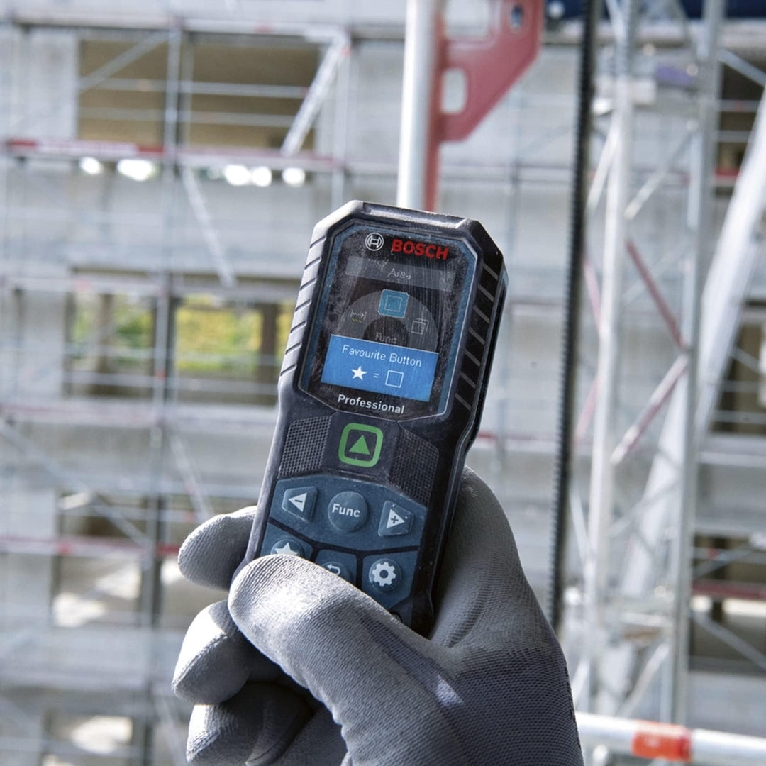 Bosch Professional Laser-Entfernungsmesser GLM 50-25 G (grüner Laser, Reichweite: bis zu 50 m, robus