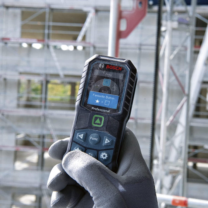 Bosch Professional Laser-Entfernungsmesser GLM 50-25 G (grüner Laser, Reichweite: bis zu 50 m, robus