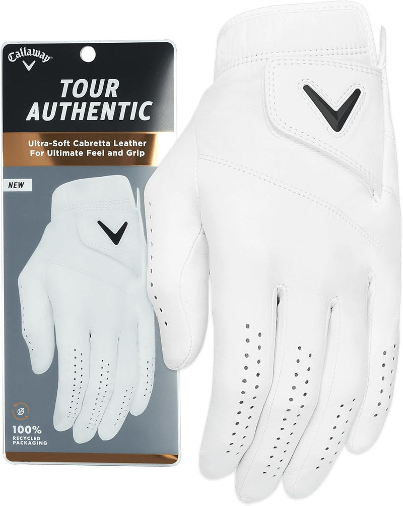 Callaway Golf 2022 Tour Authentic Handschuh Standard L Weiss Für die rechte Hand geeignet., Standard