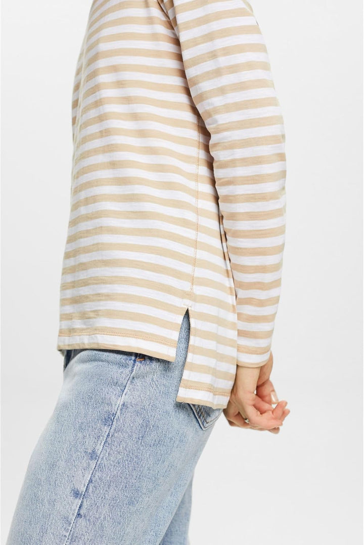 ESPRIT Longsleeve mit Streifen