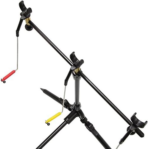 G8DS® Set Rod Pod Rutenhalter + Tragetasche inklusive 2 Bissanzeiger mit Lautstärkeregler Karpfen An