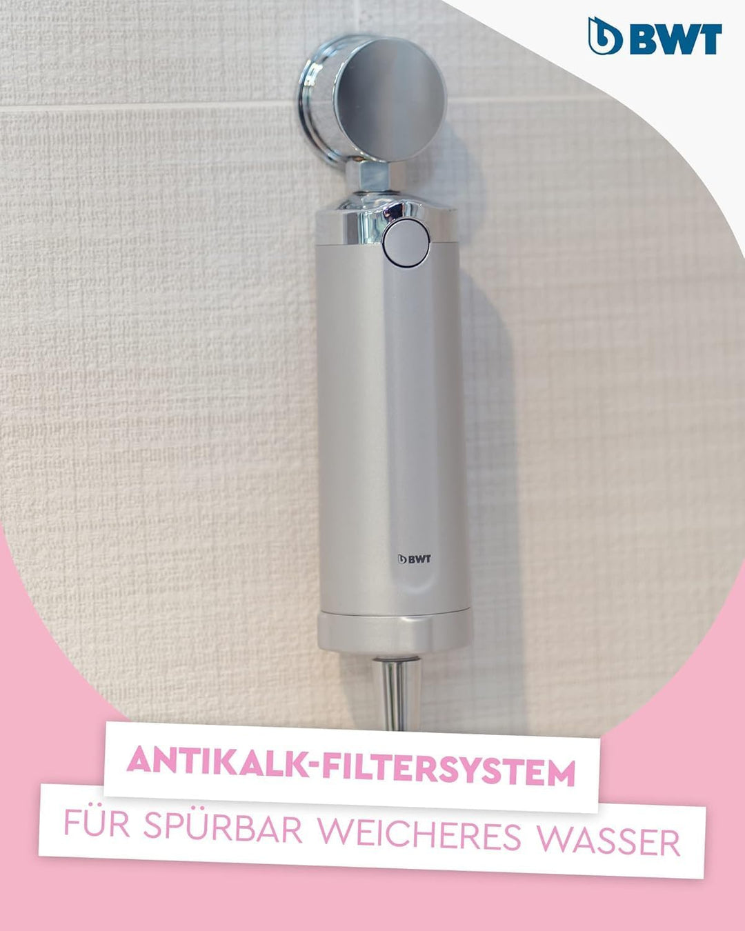 BWT Quick & Clean Antikalk-Filtersystem Jahrespaket | Reinigung per Knopfdruck für ein kalkfreies Ba