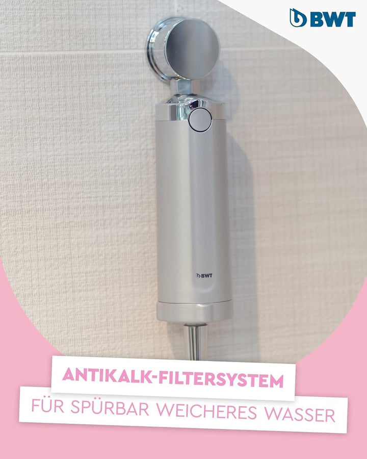 BWT Quick & Clean Antikalk-Filtersystem Jahrespaket | Reinigung per Knopfdruck für ein kalkfreies Ba