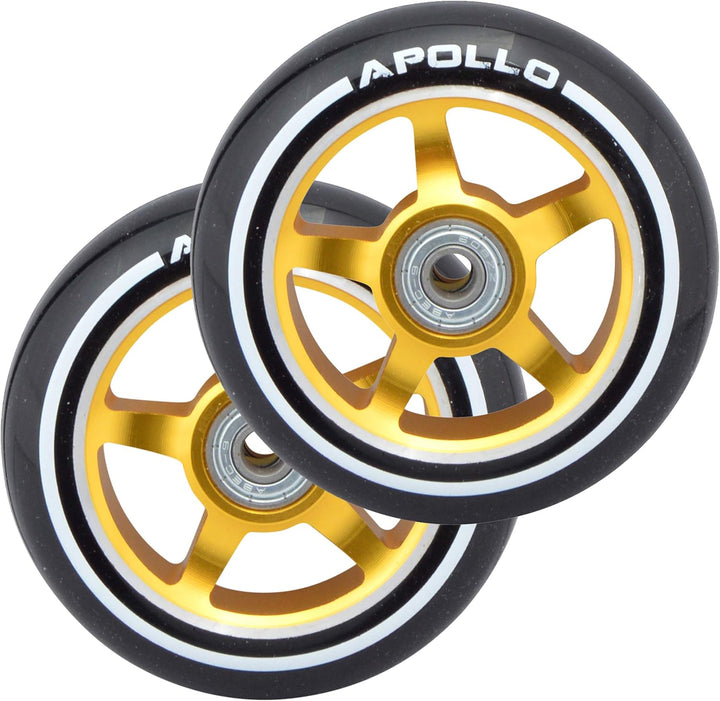 Apollo Stunt Scooter Ersatzräderset Pro Wheels - ABEC9 Kugellager, Roller Rad Ersatz-Räder passend S