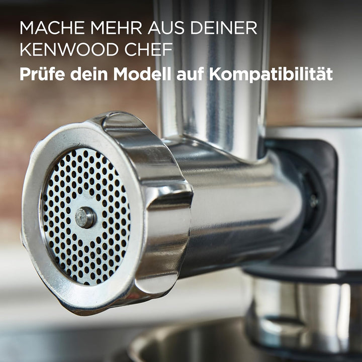 Kenwood Fleischwolf KAX950ME, Zubehör für Kenwood Küchenmaschinen, Silber