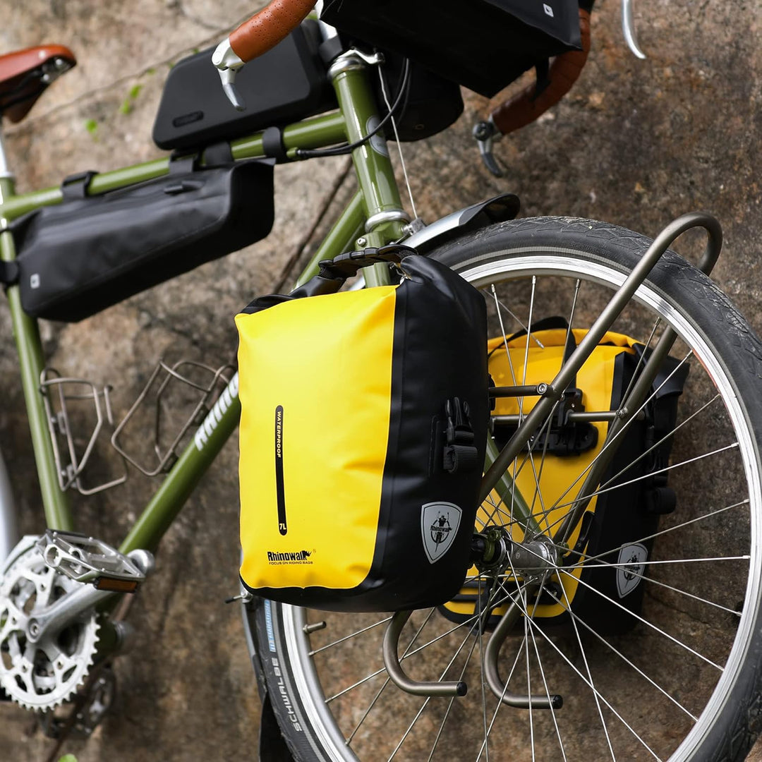 Rhinowalk Fahrrad Gepäckträgertasche Wasserdicht 7L Fahrradtasche für Gepäckträger Fahrrad Trägertas